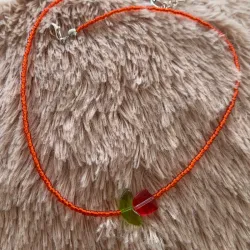 Collar de cuentas y tulipan 🌷 