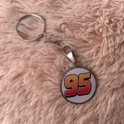 Llavero con encapsulado en acero inoxidable