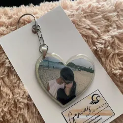 Llaveros encapsulados con 1 fotografia (acrilico)