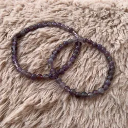 pulsera de piedras semipreciosas 1 (Amatista)
