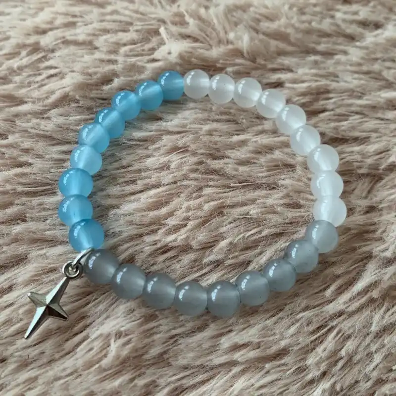 Pulsera de vidrio 💙