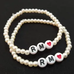 Pulseras de perlas 0.4 cm