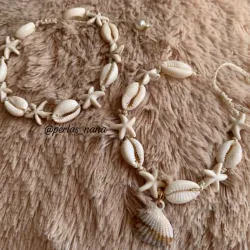 Tobilleras de caracoles y estrellitas
