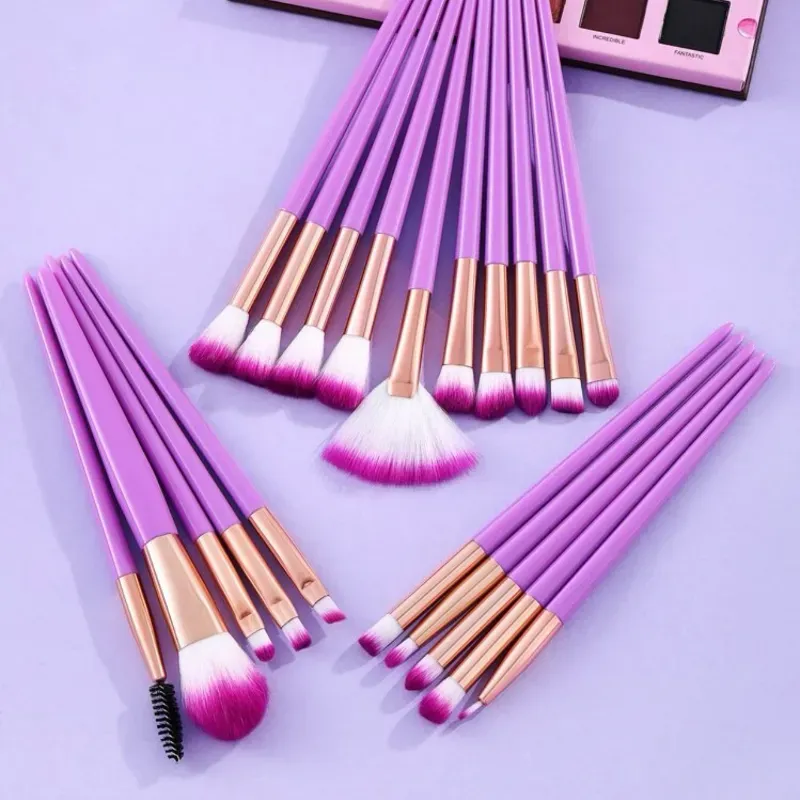 Set de 20 brochas de maquillaje 