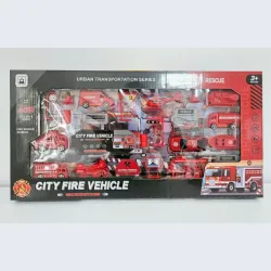 Set de camiones de bomberos 