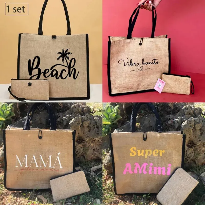 Bolsos De YUTE MEDIANOS 