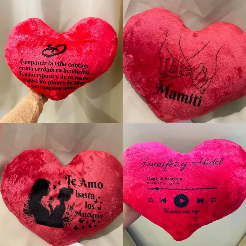 Cojin en forma de corazón 🤍