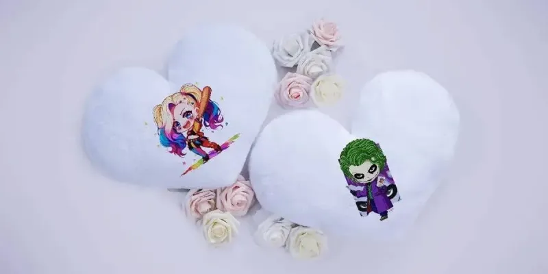 Cojin en forma de corazón 🤍