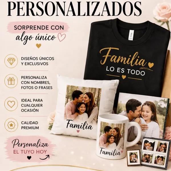 🤍TU LO SUEÑAS, NOSOTROS LO DISEÑAMOS 🤍.
Dale un toque único✨ a tu vida con nuestras hermosas Jarras , camisetas , llaveros , losas , piedras , cuadros y mucho más, diseñados a su gusto😌...
¡ Crea recuerdos inolvidables 🎁!
En Personalizados C&A , la creatividad💡 no tiene límites🤩✨