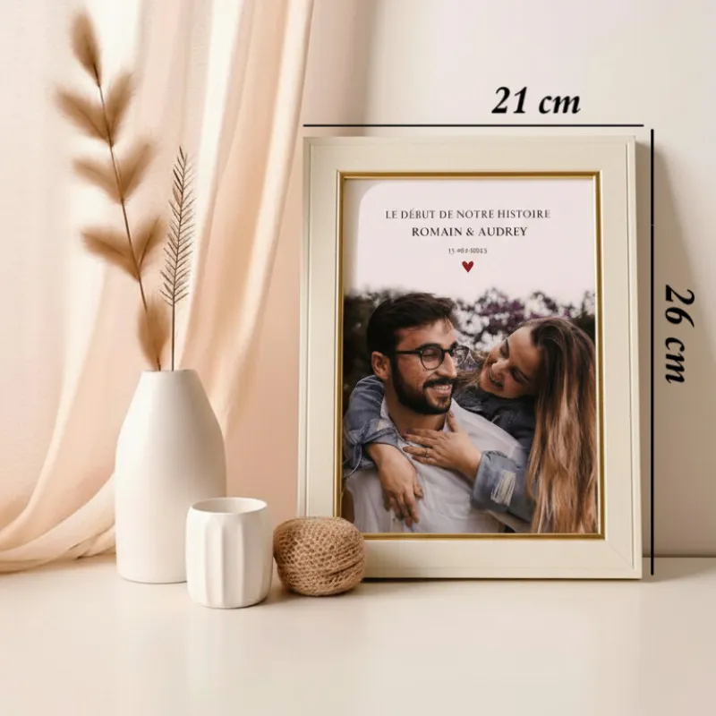 Cuadro con protección de cristal 