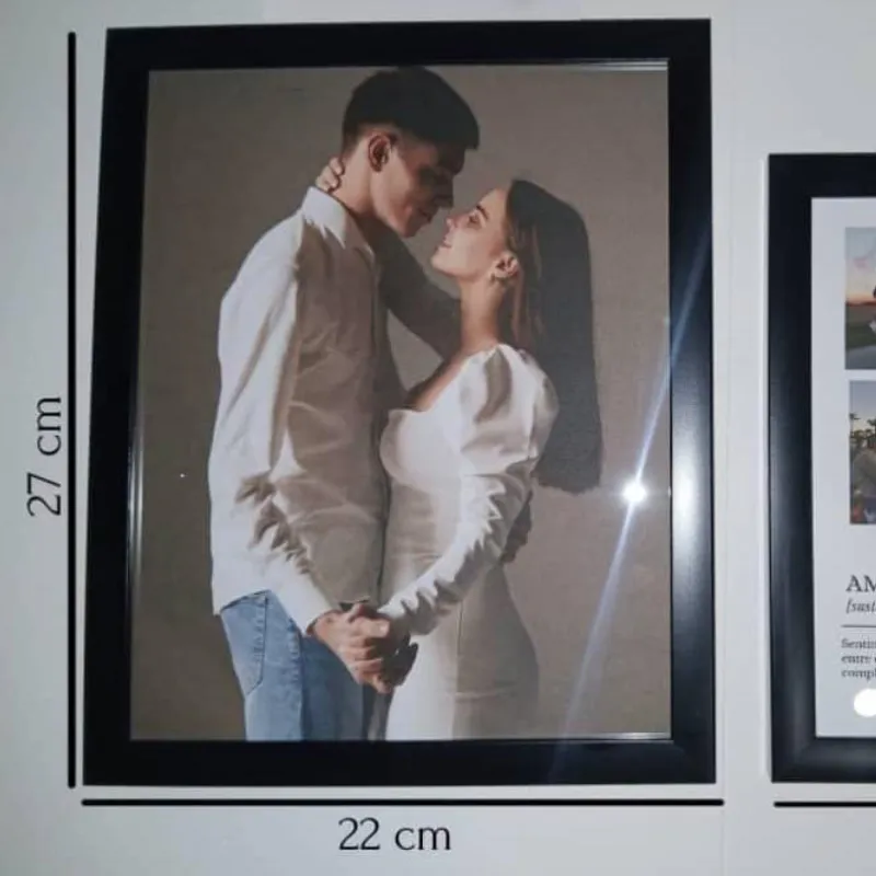 Cuadros de marco negro y blanco