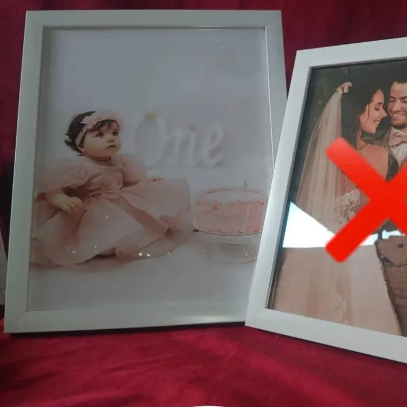 Cuadros de marco negro y blanco