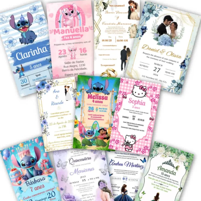 ✨Invitaciones Personalizadas