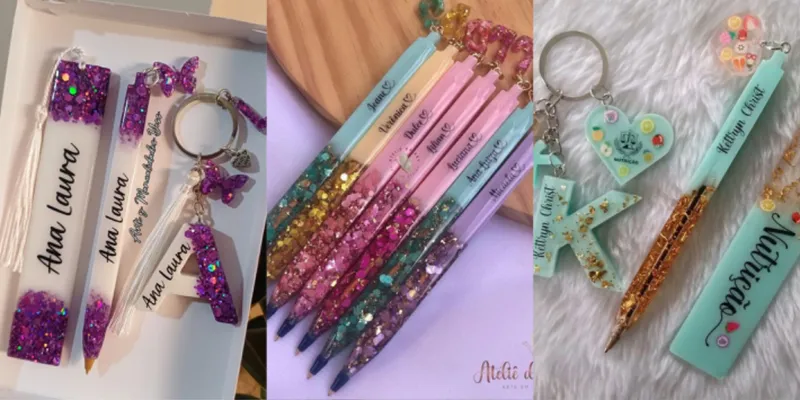 Bolígrafos de resina epoxica 