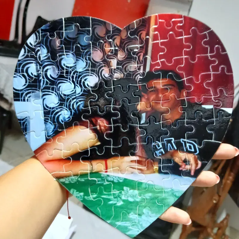 Rompecabeza en forma de corazón 