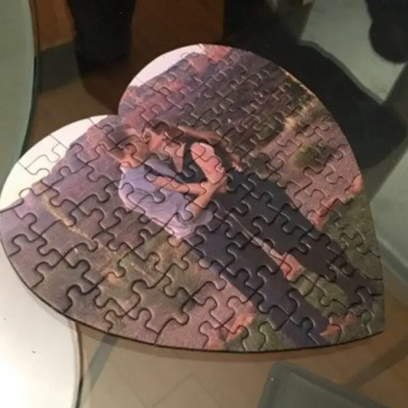 Rompecabeza en forma de corazón 