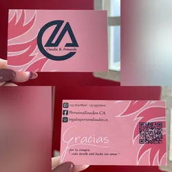 Tarjeta de presentación gruesas💖