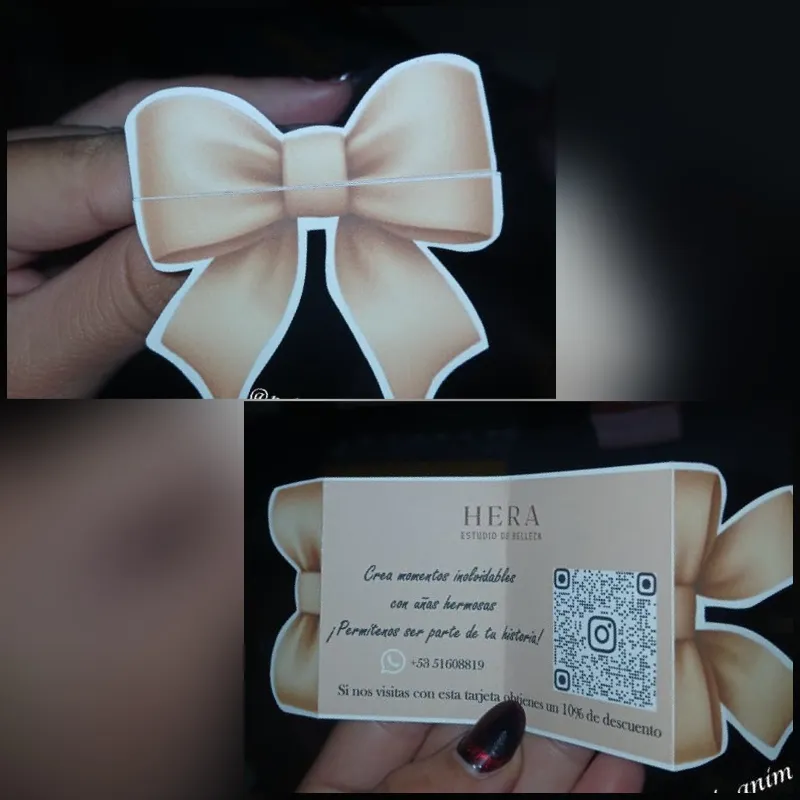 Tarjetas plegables para promoción