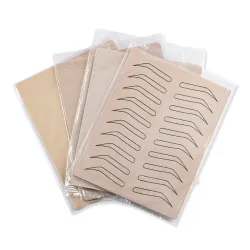 Piel sintética con moldes