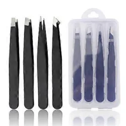 Set de 4 pinzas de cejas