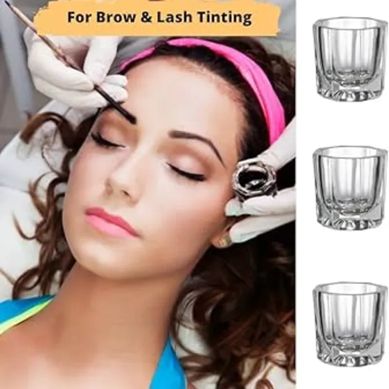 Vasito de cristal para tinte