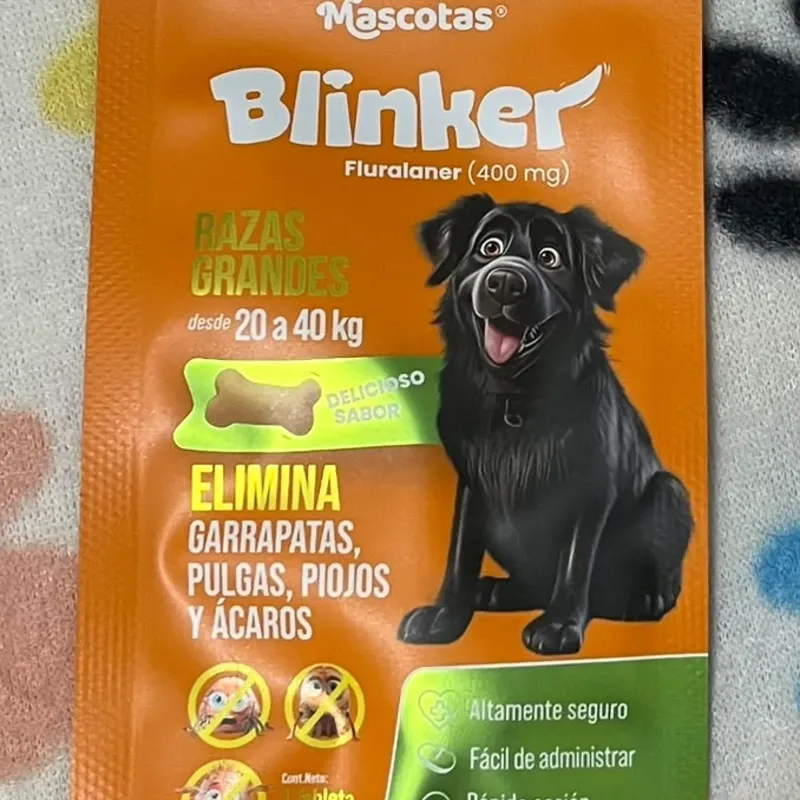 Blinker antiparasitario externo