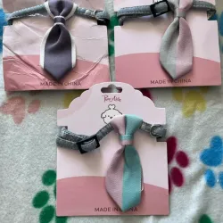 Collar pequeños con corbata