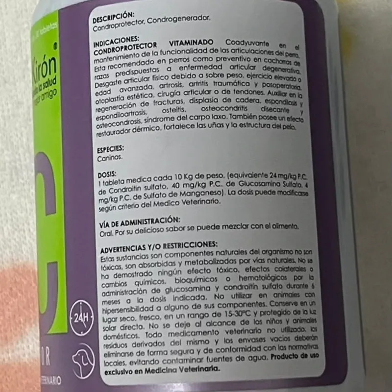 Condroprotector vitaminado