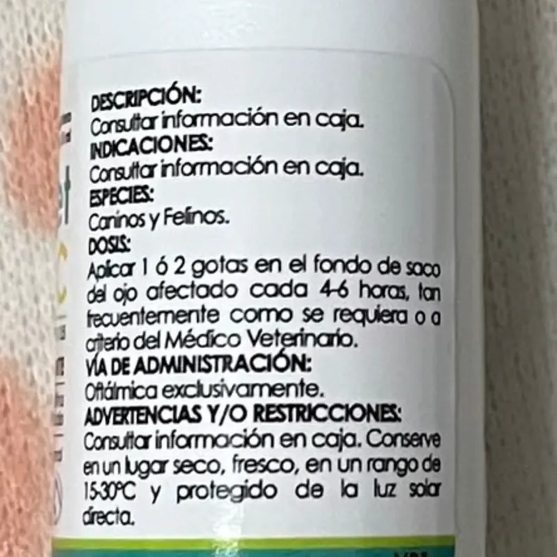 Lubricante oftalmico
