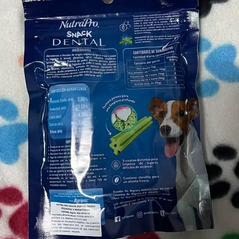 Snack dental
