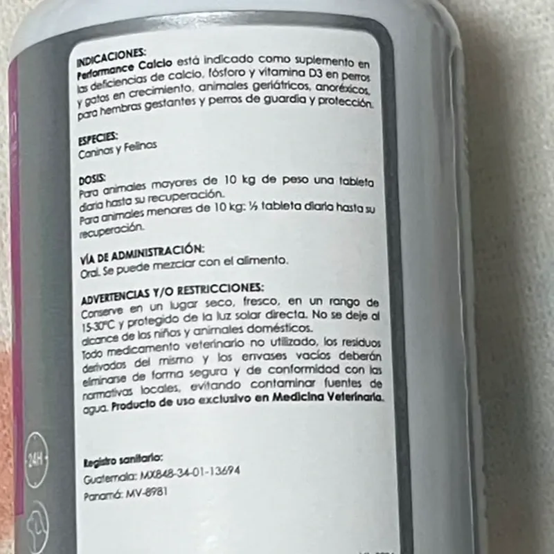 Suplemento de calcio
