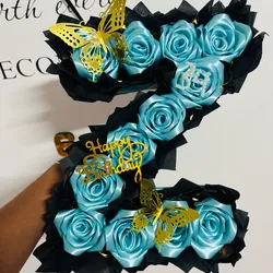 Letras con rosas