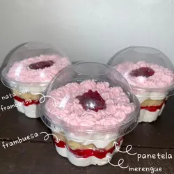 Vasito Domo de Cake con Toppings