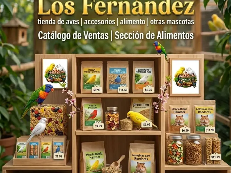 Alimento de aves y hámsters