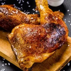 Pollo asado en salsa especiada 