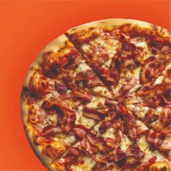 Pizza de bacon 