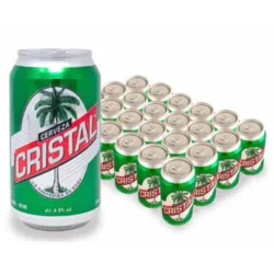 Cerveza Cristal 355ml 24u