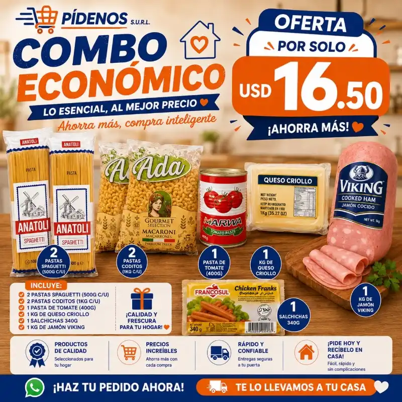 Combo de Pastas