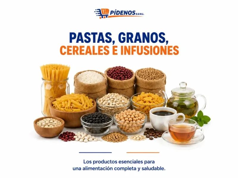 Pastas, Granos, Cereales e Infusiones