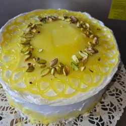 Torta de Limón, Nata y Pistacho Dos Reyes