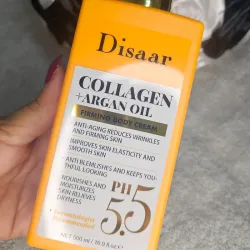 Crema de Corporal Reafirmante de Colágeno + Aceite de Argan de Dissar (16onz) 