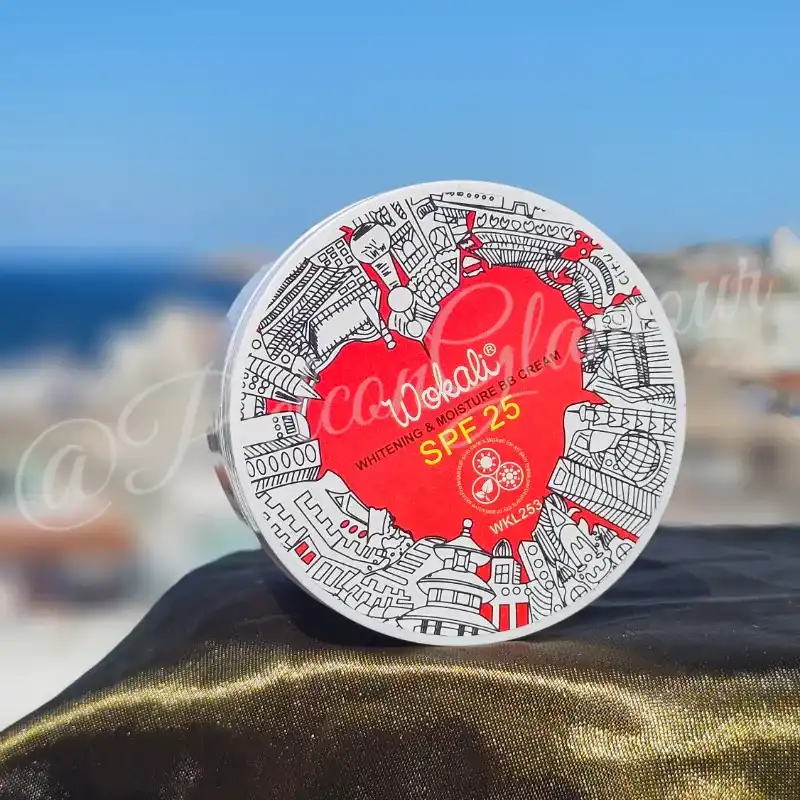 Crema Hidratante Blanqueadora con color de Wokali (115g)