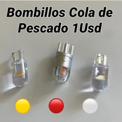 Bombillos Cola de Pescado 🐟 🔴🟡⚪️
