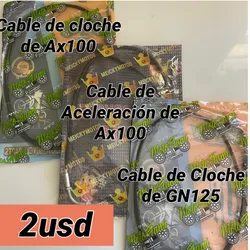 Cable de Cloche de Ax100 , Cable de Aceleración de Ax100 , Cable de Cloche de GN125
