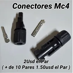 Conector MC4 Para Panel Sola