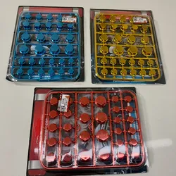 * Embellecedores de Tuercas ( 30Piezas ) Tapa / Cubre Tornillos  Rojo ❤️, Dorados 💛 y Azul 💙