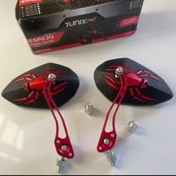Espejos Tipo Spider Para Bicimotos y Motos ❤️