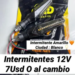 Intermitentes en Amarillo 🧡 Ciudad Blanca 🤍