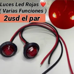 Luces Led Rojas ❤️