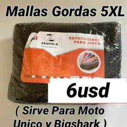 Mallas Gordas 5xl Para Motos Único y Bigshark